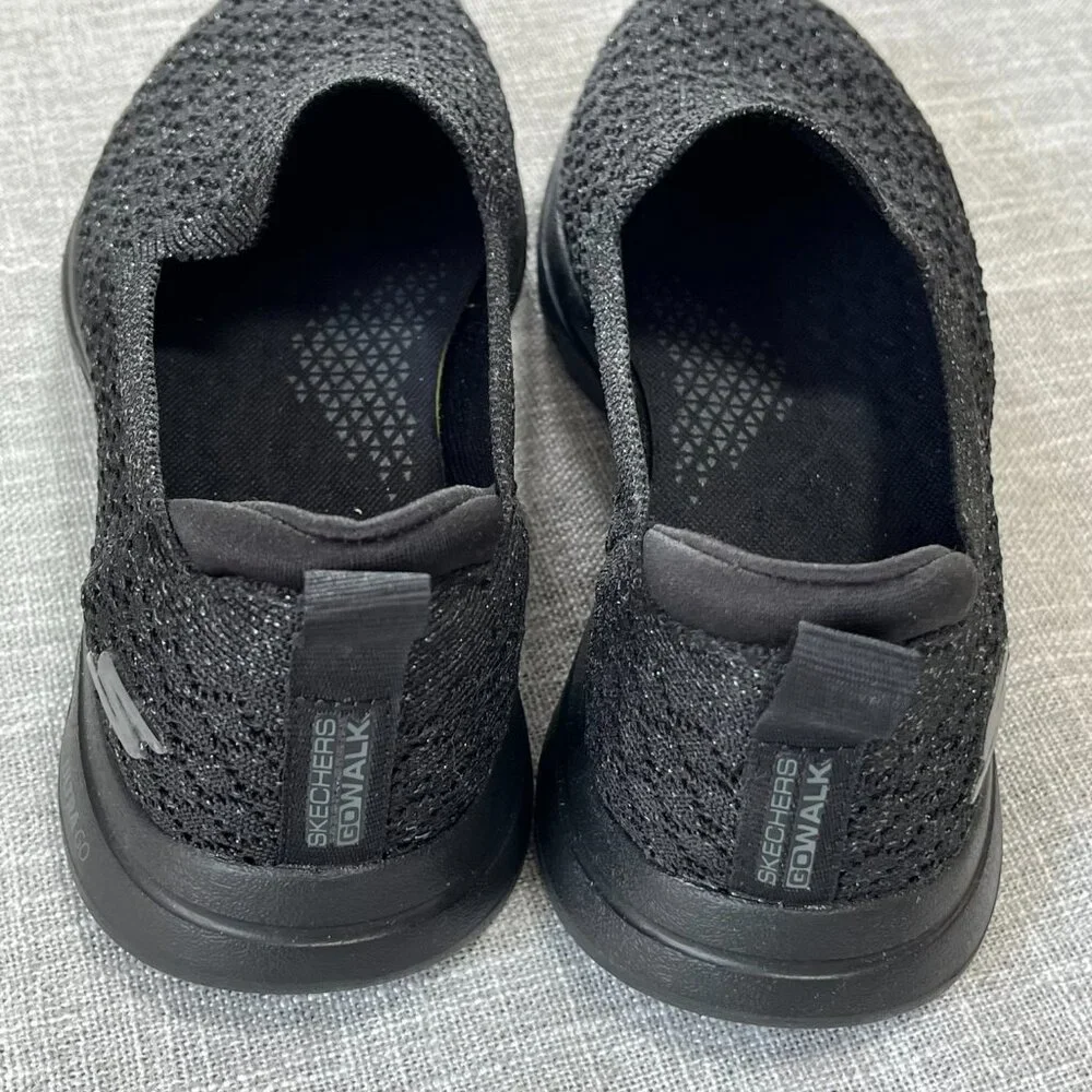 Sketchers Air Cooled Ultra Go Black Slip-on Sneaker Size 6.5 - Picture 7 of 7